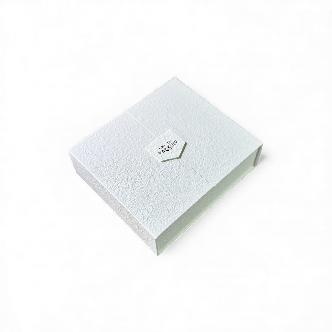 White Textured Packaging with Automatic Elevation Design